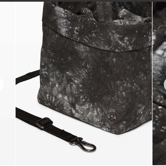 Lululemon On My Level Small Tote Micro Ink Vapor Ice Grey Multi Tie Dye - Picture 4 of 8